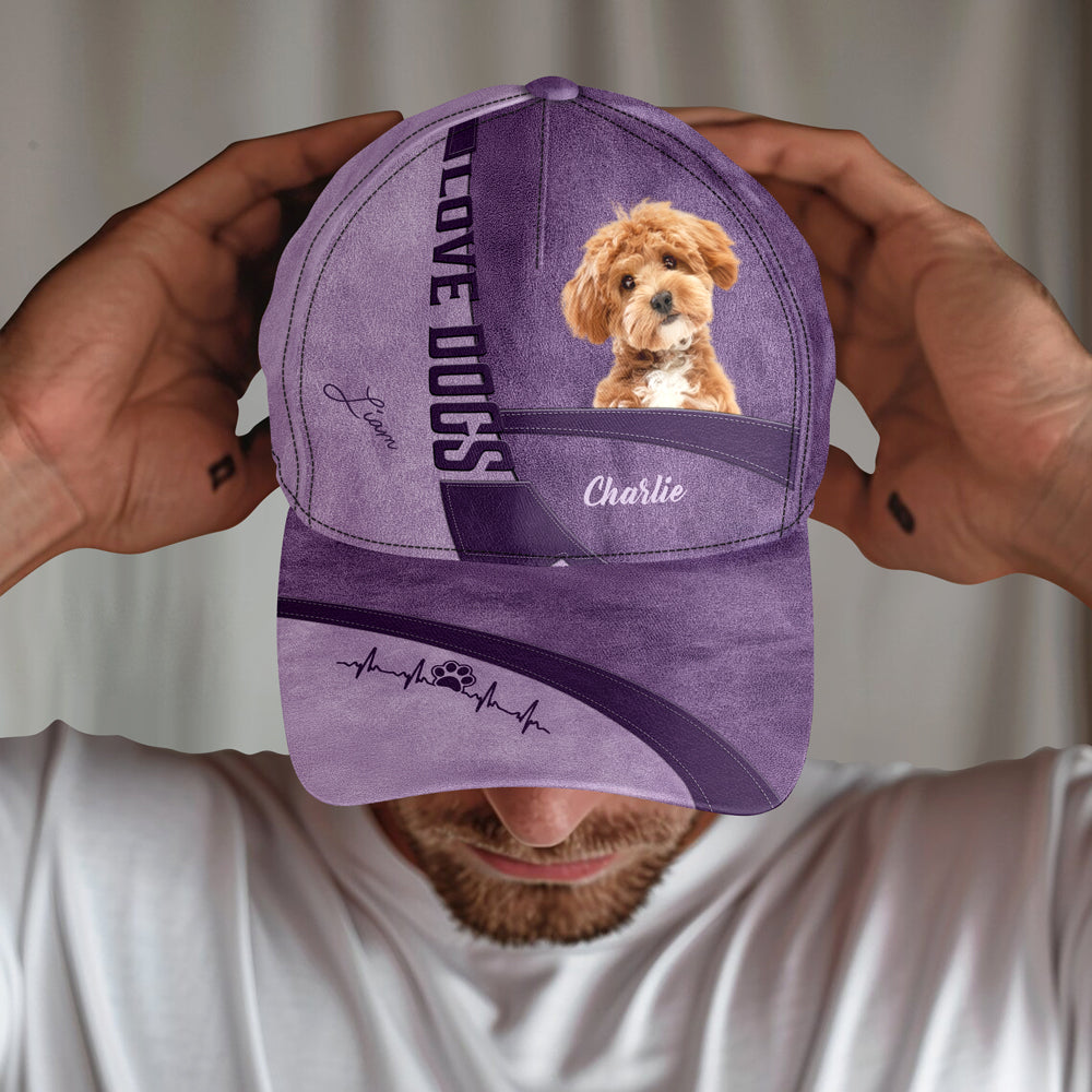 Custom Photo Love Dog Classic Cap TA29 889965