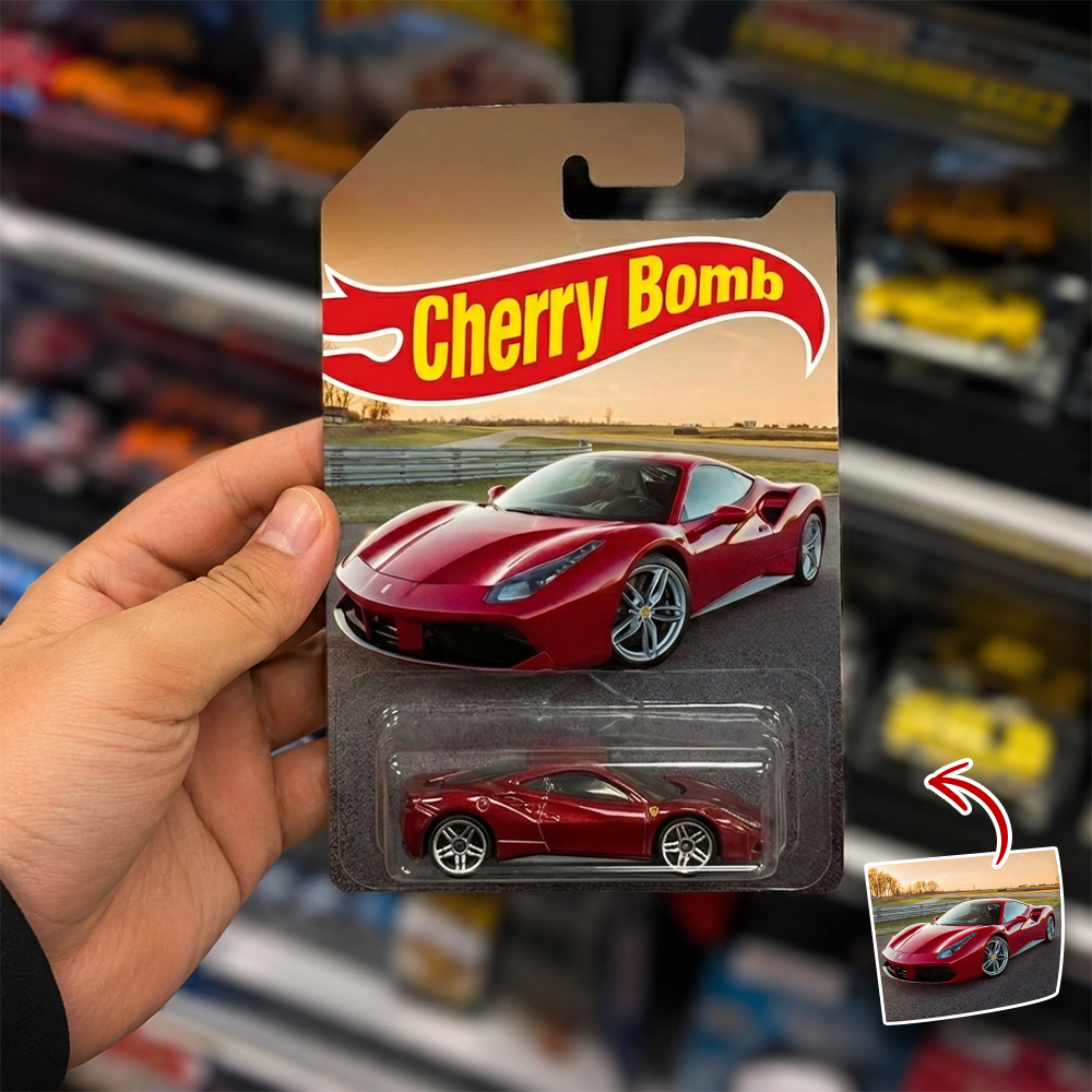 Custom Car Photo Wheels - Personalized Gift for Car Lovers TH10 170049