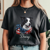Custom Photo Patriotic American Dog Portrait Comfort Shirt LM32 897953