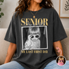Custom Vintage Photo And Year Officially A Senior - My Last First Day Comfort Shirt CH07 180284