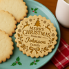 Personalized Merry Christmas Family Cookie Stamp Holiday Baking Gift, Christmas Kitchen Decor CH07 180618