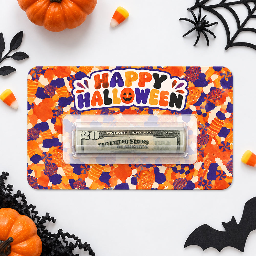 Personalized Happy Halloween Money Holder Card, Spooky Cash Gift For Family & Friends LM32 669993