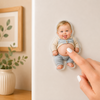 Custom 3D Baby Face Squishy Belly Fridge Magnet CH07 911898