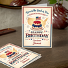 Custom Name Born in the Land of Free - Celebrating 250 Years Of Liberty Birthday Card LM32 897851