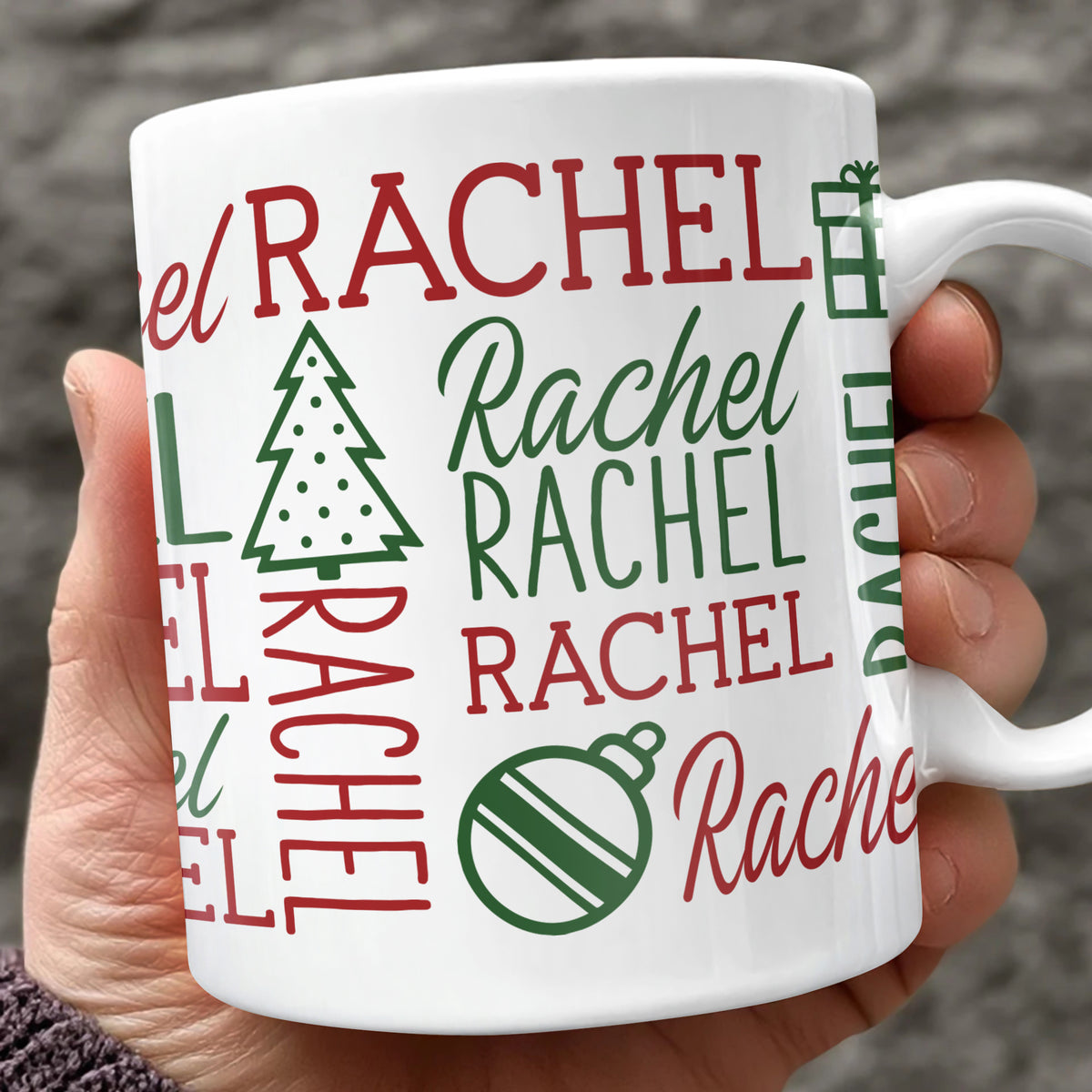 Personalized Name Christmas Mug Unique Christmas Gift for Family and Friends TH10 171383