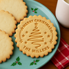 Personalized Family Name Xmas Tree Merry Christmas Cookie Stamp, Holiday Baker Gift HO82 904116