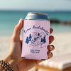 Personalized Camp Bachelorette Can Cooler, Custom Camping Party Favors HO82 902988