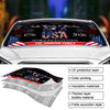 Custom Family Name Faith, Family & Freedom America 250 Years Patriotic Car Sunshade LM32 897767