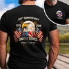 Custom Name 250th Anniversary United States 1776–2026 Eagle Back & Front Dark Shirt HO82 902106