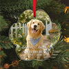 Custom Photo Forever Heart Memorial Acrylic Ornament, Pet Memorial Gift For Dog & Cat Lovers CH07 180372