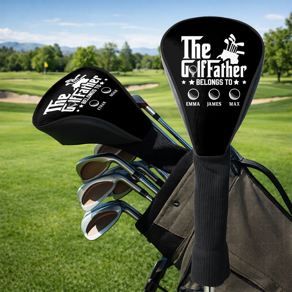 Custom Kid Names The GolfFather Belongs To Golf Head Cover CH07 911282