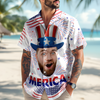 Custom Face Photo Independence Day American Hawaii Shirt TH10 892755