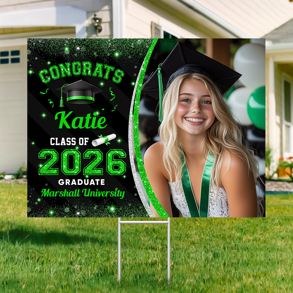 Custom Photo Class Of 2026 Personalized Graduation Yard Sign HA75 920462