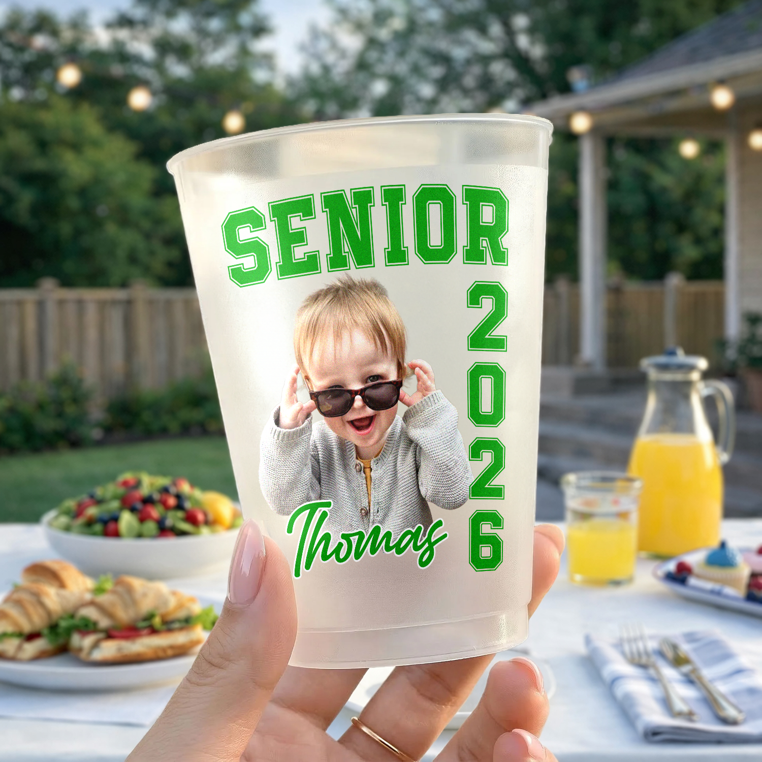 Custom Graduation Cups 2026 – Personalized Photo & Name Senior Party Cups CH07 911264