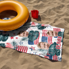 Custom Independence Day Photo Beach Towel CH07 895800