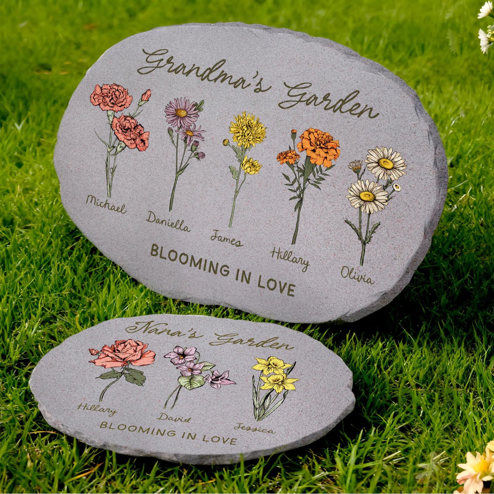 Personalized Garden Stone - Gift For Mom, Mother's Day HO82 902140