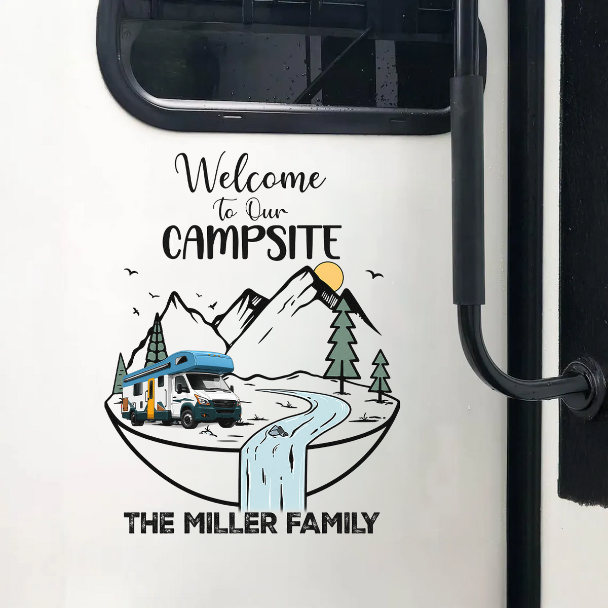 Making Memories One Campsite At A Time - Personalized RV Camper Decal Gift For Camping Lovers LM32 669483