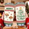 Custom Photo All I Want For Christmas Is Paws - Personalized 3D Stainless Steel Tumbler CH07 896892