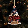 America Anniversary 1776-2026 Patriotic Wooden Ornament HO82 903338