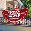 Custom Name America 250 Years Semiquincentennial Patriotic 1776-2026 Fan Flag CH07 910576