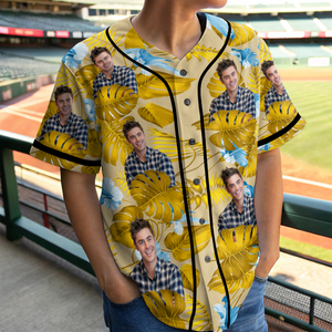 Custom Photo Hawaii Baseball Jersey Shirt TH10 892671
