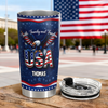 Custom Name Faith, Family & Freedom America 250 Years Anniversary Fat Tumbler 1776–2026 CH07 910590