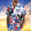 Men's American 250Th Anniversary Hawaii Shirt HA75 920890