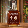 Custom Photo From The Reasons You Drink Christmas Whiskey Bottle LM32 893857