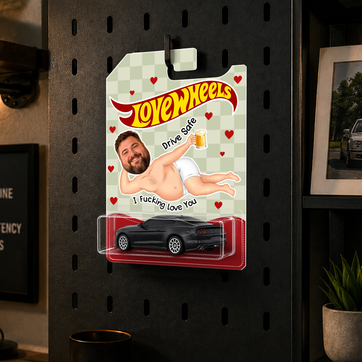 Custom Photo Drive Safe I F*cking Love You Wheels - Funny Gifts For Husband, Wife HO82 903894