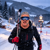 Funny Old Man Face 3D Ski Mask, 3D Novelty Balaclava for Skiing & Snowboarding CH07 180762