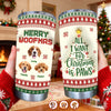 Custom Photo All I Want For Christmas Is Paws - Personalized 3D Stainless Steel Tumbler CH07 896892
