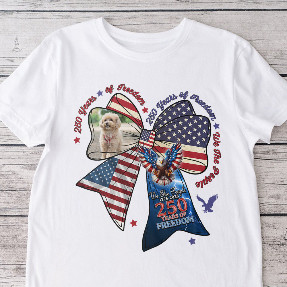 Personalised 250 Years of Freedom Patriotic Eagle We The People Comfort Shirt LM32 899065