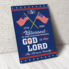 Personalized Patriotic 250 Years of Christian Canvas Poster HO82 901474
