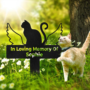 In Loving Memory Cat Garden Stake Personalized Gift TH10 891569