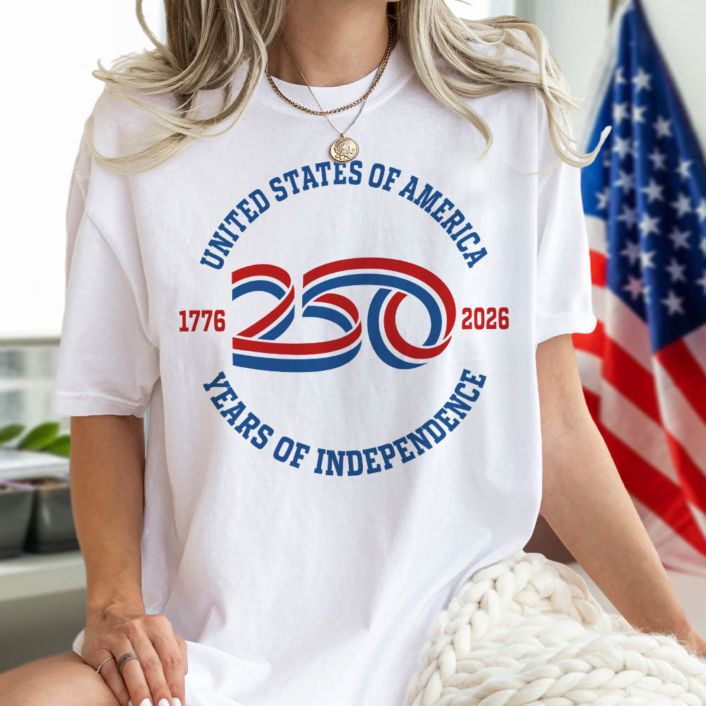 USA 250 Years Of Independence Bright Shirt CH07 896766