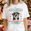 Custom Photo All I Want for Christmas Is Bright Shirt, Personalized Christmas Gift for Pet Lovers LM32 670469