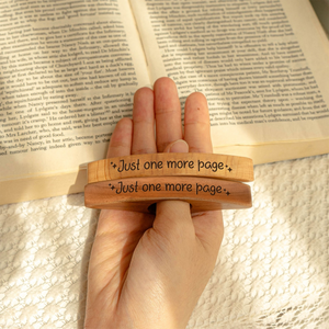 Just One More Page - Personalized Book Page Holder For Book Lovers CH07 899542
