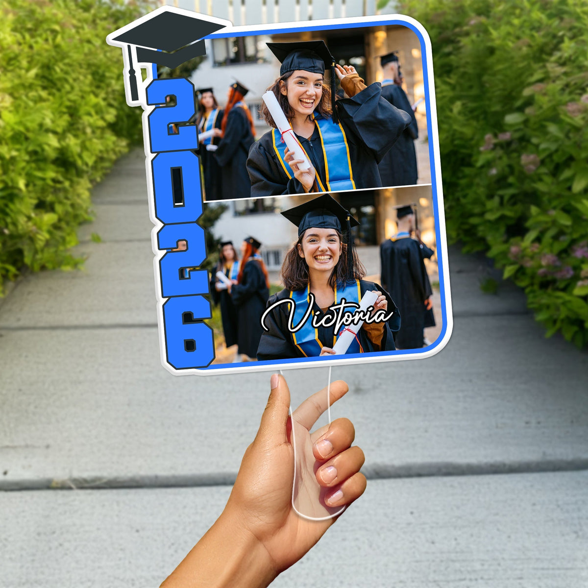 Custom Photo 2026 Graduation Perfect Gift Idea Face Fan LM32 893267