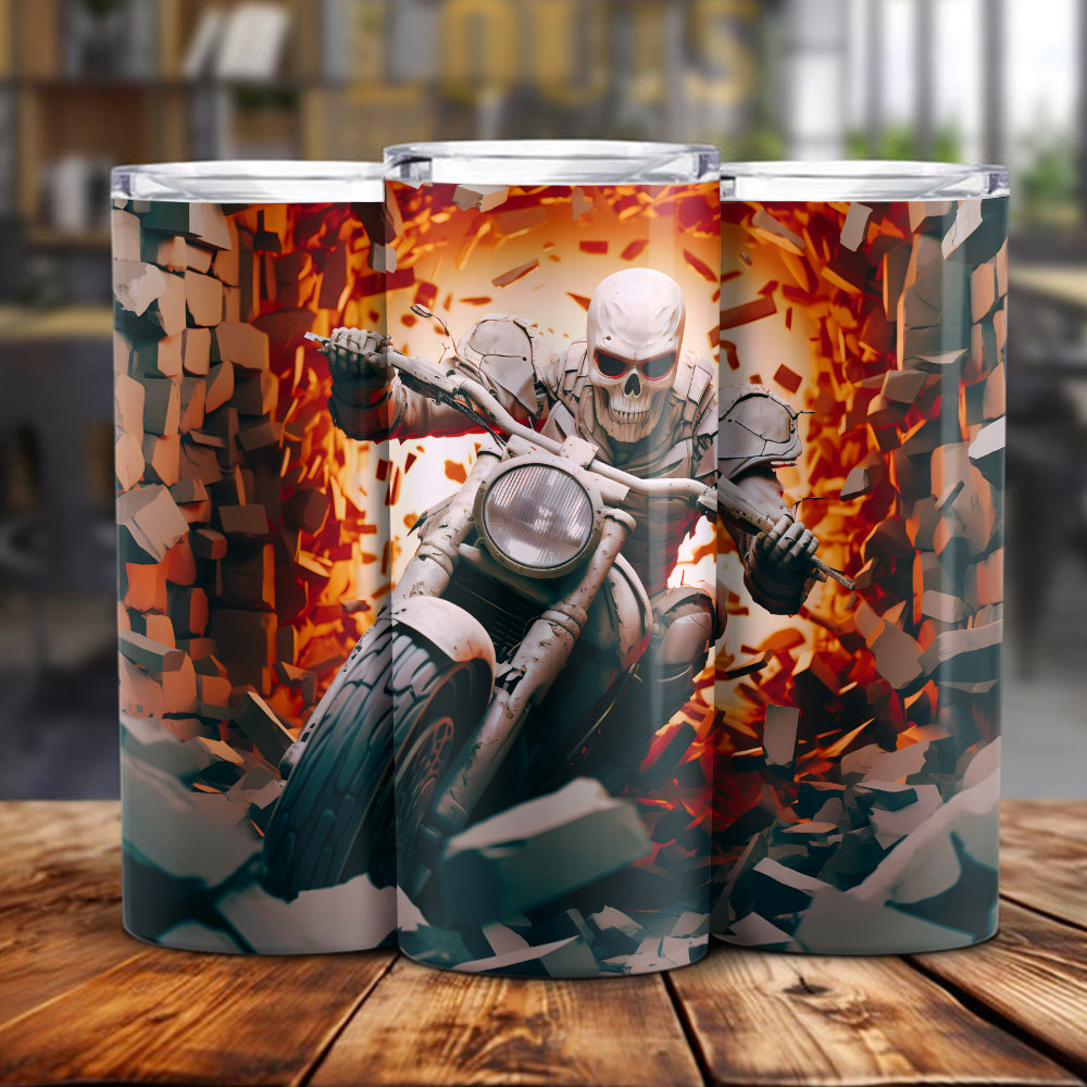 Skeleton Halloween Skinny Tumbler HO82 894954