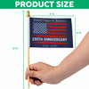 USA 250th Anniversary Us Flag Handheld Flag HA75 898846