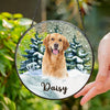 Custom Photo Dog Stained Glass Suncatcher For Christmas HA75 897056