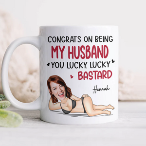 Custom Photo Anniversary Wedding Personalized Mug Gifts For Husband And Wife, Him And Her LM32 897577