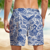 America 250 1776-2026 Toile De Jouy Style Beach Short TH10 169341