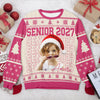 Custom Photo Senior 2027 Graduation Ugly Christmas Sweater LM32 669911