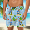 Custom Face All Over Print Beach Short Personalized Retirement Gift for Dad LM32 893499