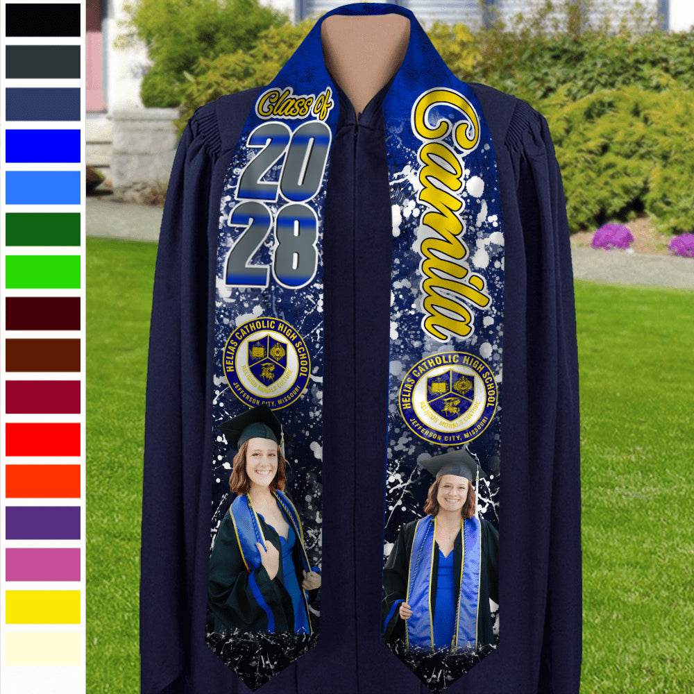 Custom Photo And Name 2026 Graduation Stoles T368 890507