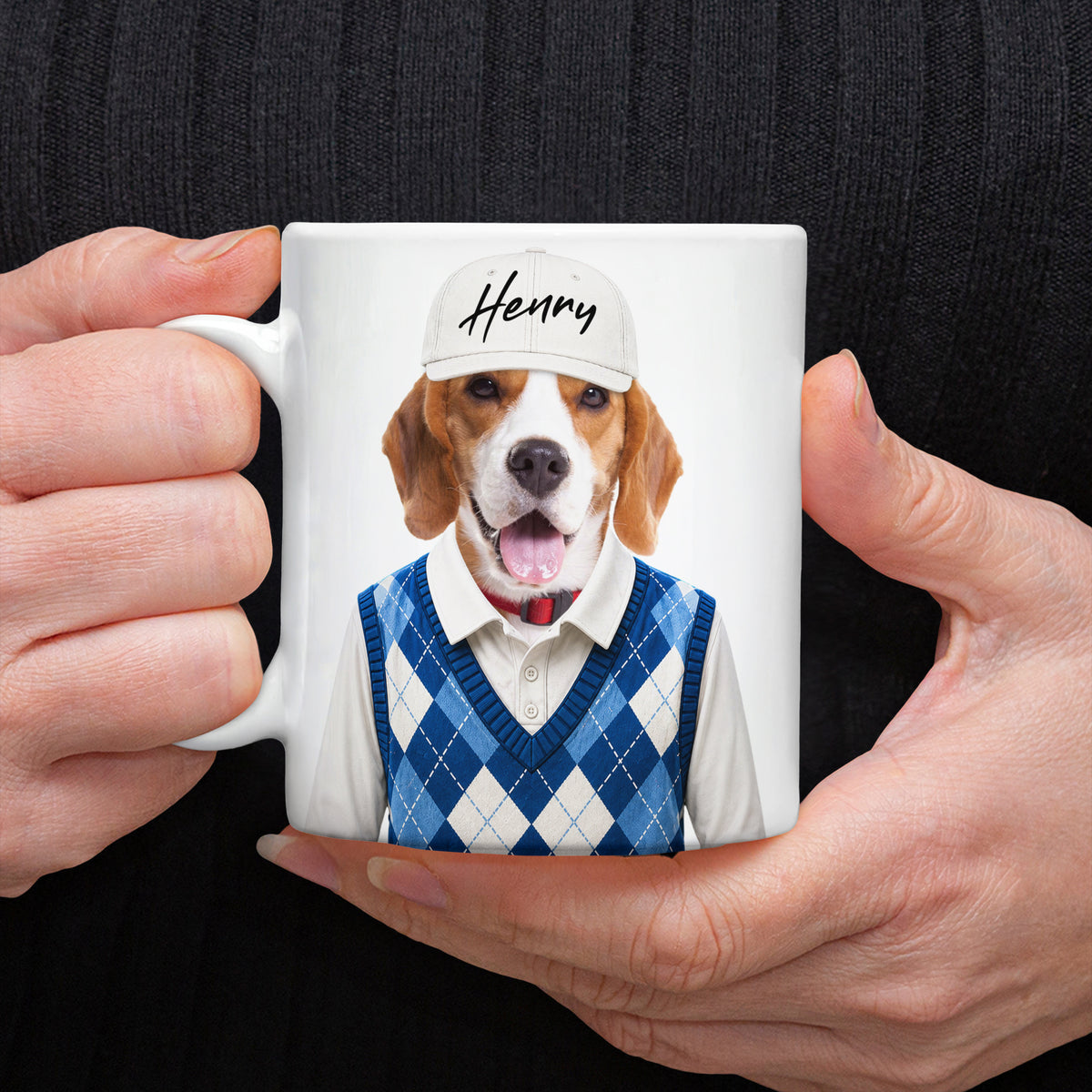 Custom Photo And Name Dog Cat White Mug For Dog Cat Pet Lovers HA75 921288
