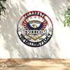 America 250 Years of Freedom 1776–2026 Anniversary Monogram Metal Sign Patriotic Gift CH07 910416