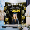 Congrats Class of 2026 Custom Photo And Name Graduation Party Backdrop CH07 899738