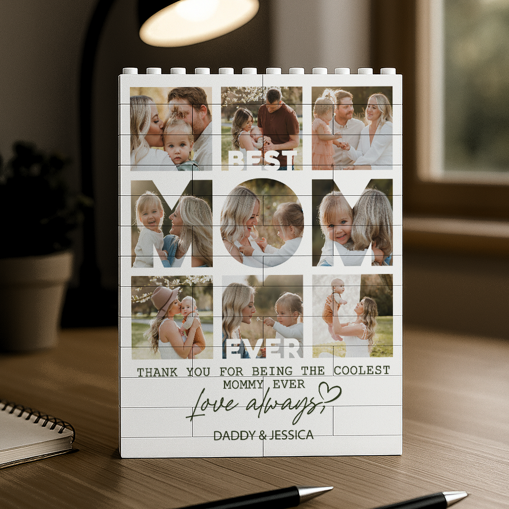 Custom Photo Thank You For Being The Coolest Daddy Ever Building Block HA75 920528